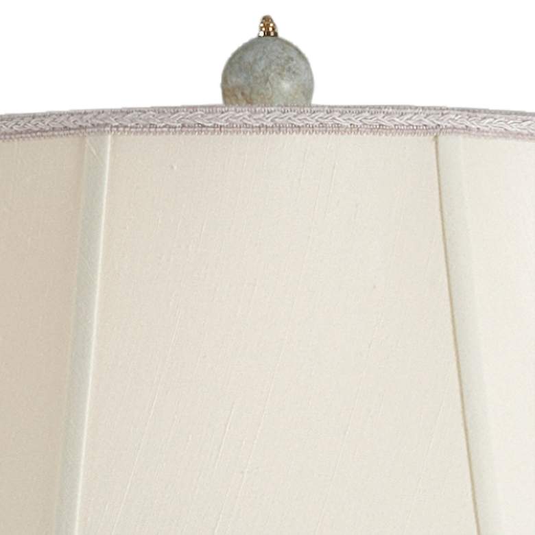 Image 2 Wildwood Ventura Old Blue Hand-Painted Accent Table Lamp more views