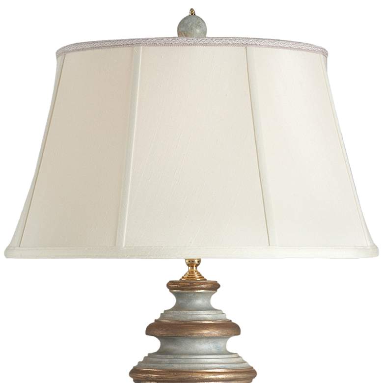 Image 3 Wildwood Ventura Old Blue Hand-Painted Accent Table Lamp more views