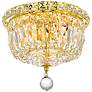1_Wiley Collection 10" Wide Traditional Gold Flush Mount Ceiling Light