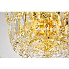 Image5 of Wiley Collection 10" Wide Traditional Gold Flush Mount Ceiling Light more views