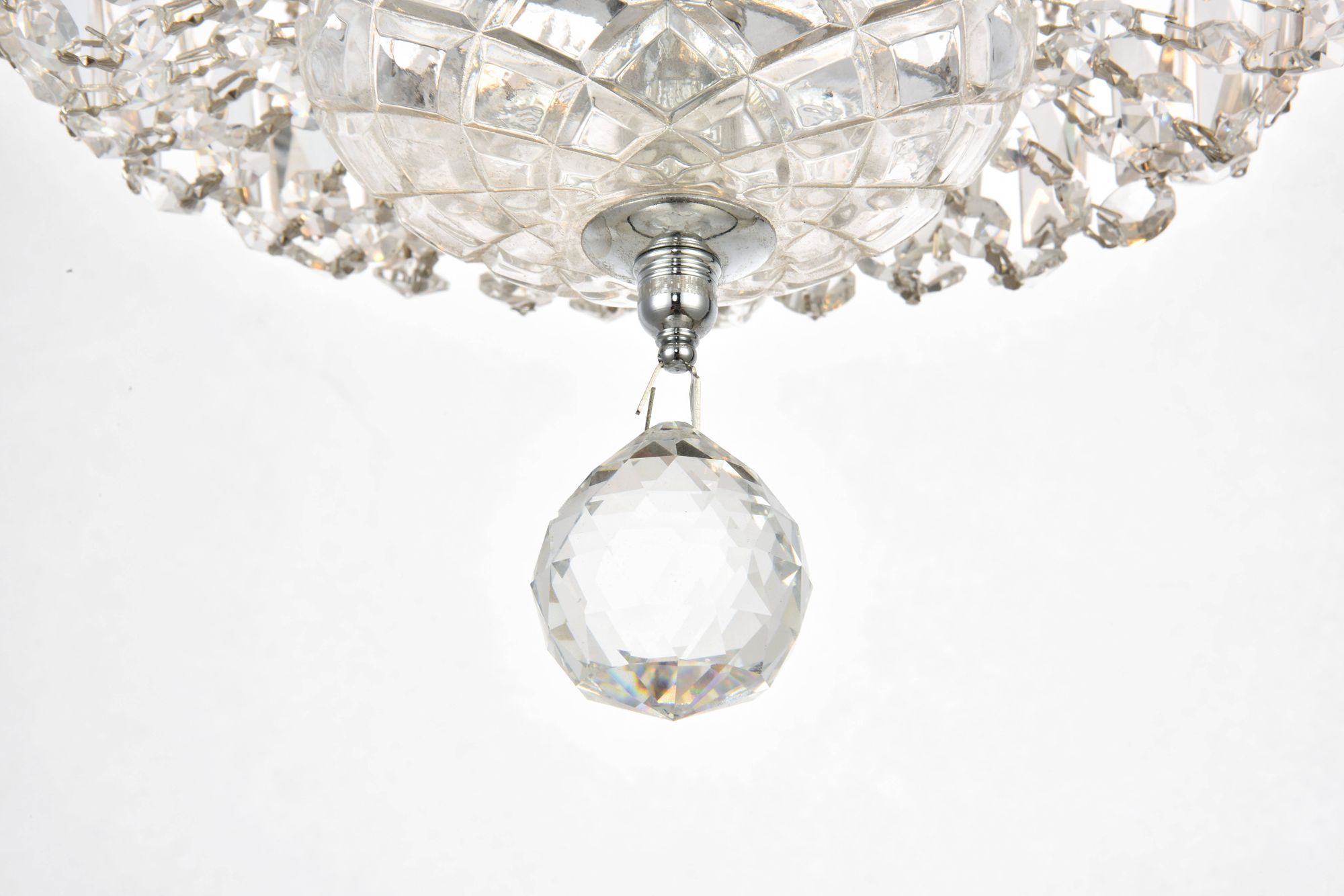 Wiley Collection Flush Mount D10In H8In Lt:4 Chrome Finish