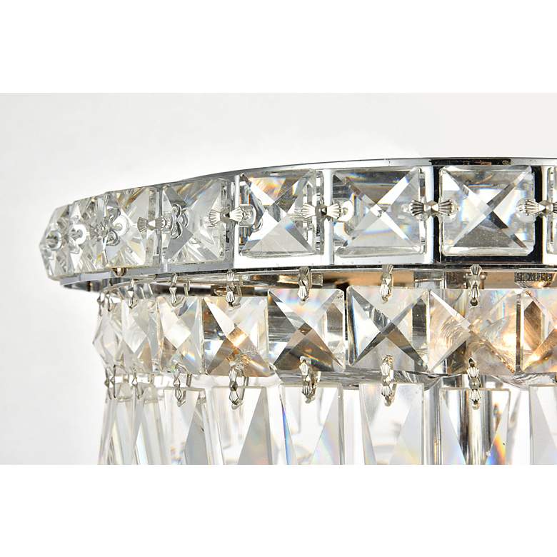 Image 3 Wiley Collection Flush Mount D10In H8In Lt:4 Chrome Finish more views