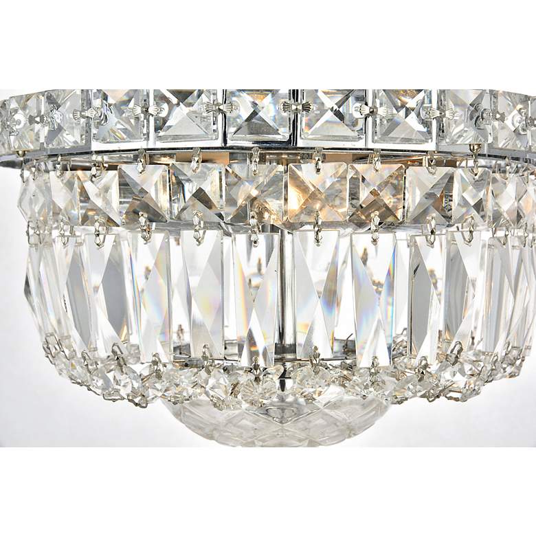Image 4 Wiley Collection Flush Mount D10In H8In Lt:4 Chrome Finish more views