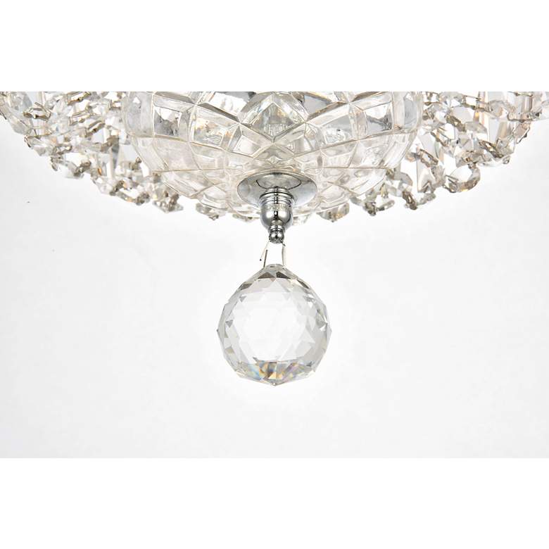 Image 6 Wiley Collection Flush Mount D10In H8In Lt:4 Chrome Finish more views