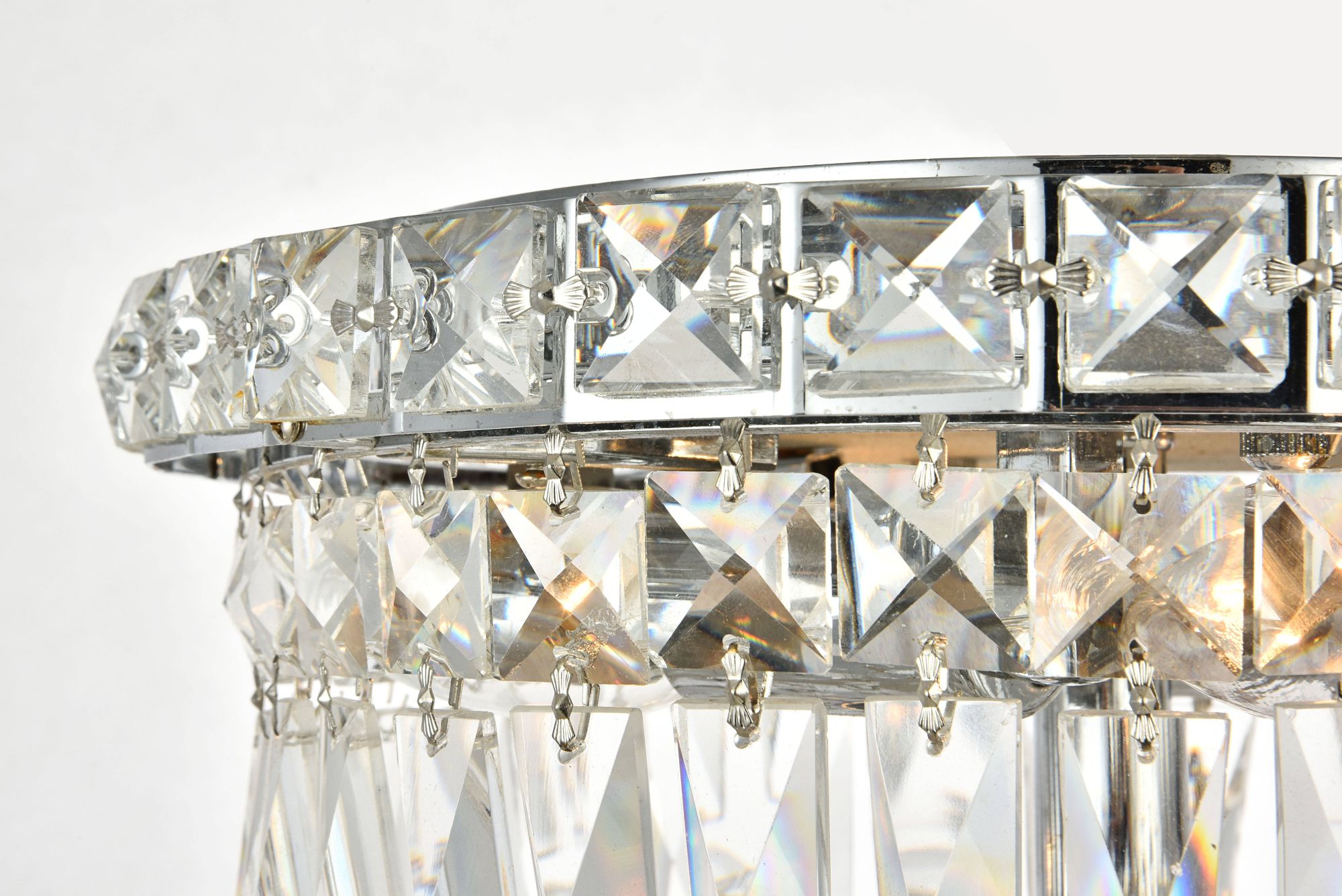 Wiley Collection Flush Mount D10In H8In Lt:4 Chrome Finish