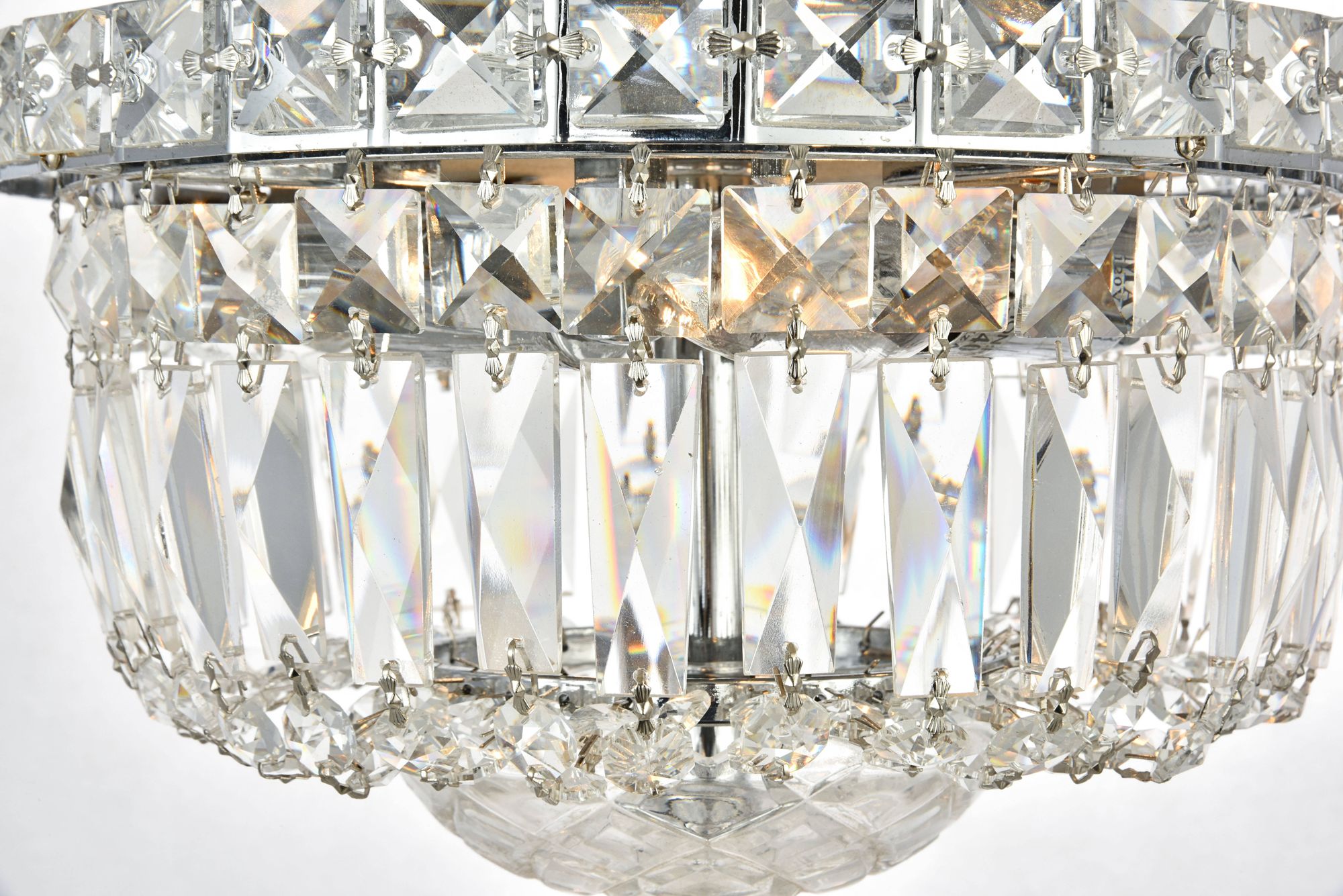 Wiley Collection Flush Mount D10In H8In Lt:4 Chrome Finish