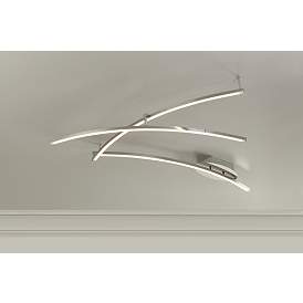 Image2 of Wilfax Chrome 3-Arm Modern LED Track Fixture by Pro Track