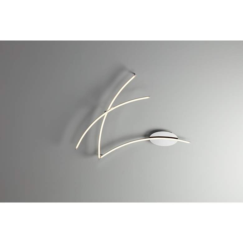 Image 5 Wilfax Chrome 3-Arm Modern LED Track Fixture by Pro Track more views