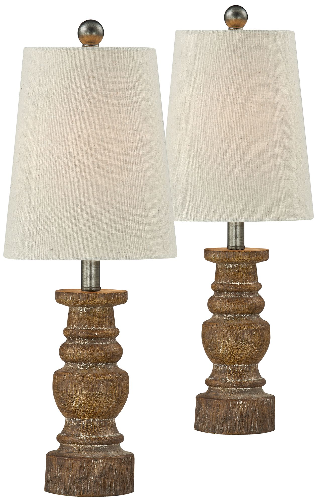 wood look lamps