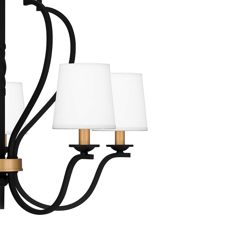 Image 5 Wilkins 5-Light Matte Black Chandelier more views