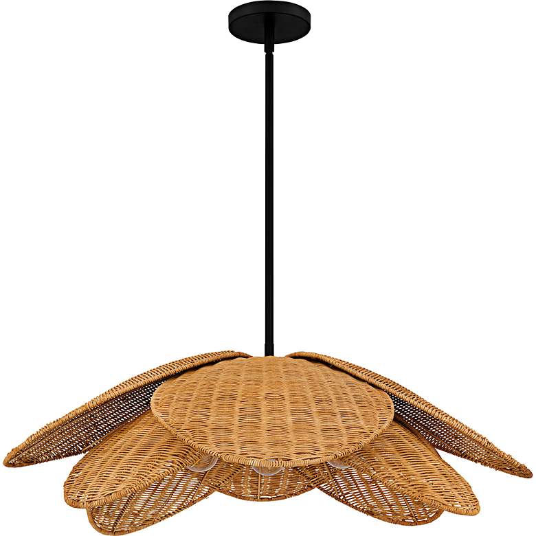 Image 2 Willa 4-Light Matte Black Pendant more views