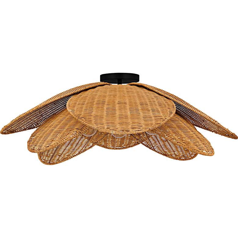 Image 2 Willa 4-Light Matte Black Semi-Flush Mount more views