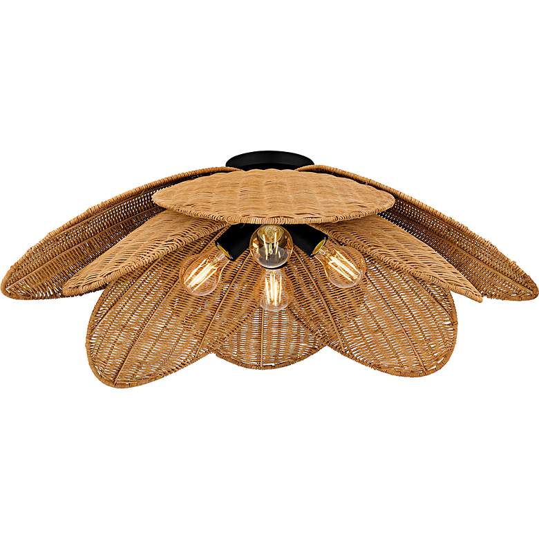 Image 4 Willa 4-Light Matte Black Semi-Flush Mount more views