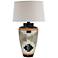 Willarae Southwest 31" Orange Black Hydrocal Vase Table Lamp