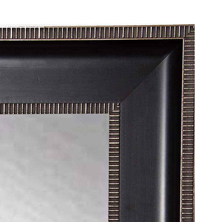 Image 2 Willards Black and Silver 29 1/4 inch x 35 1/4 inch Wall Mirror more views