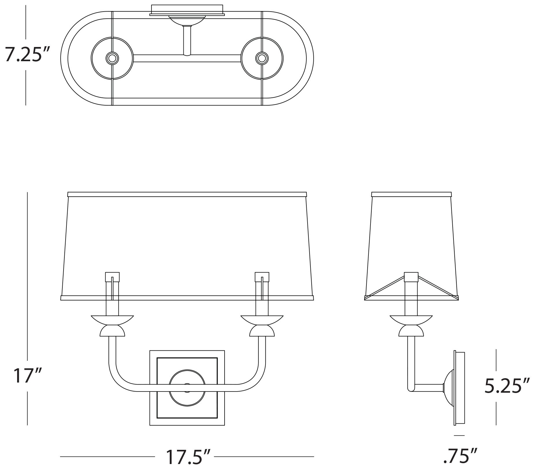 Image 3 William 10.75" High 2-Light Polished Nickel Wall Sconce more views