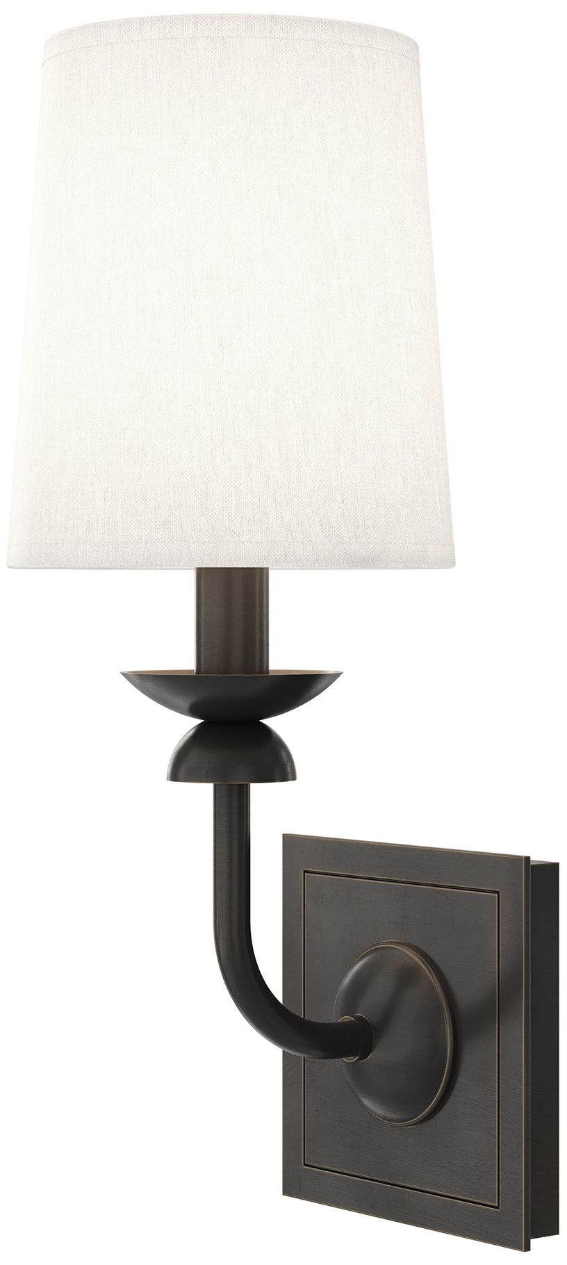 Image 2 William 10.75" High Deep Patina Bronze Wall Sconce more views