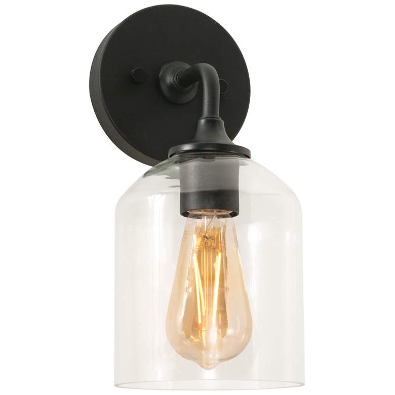 Image 1 William 11" Wall Sconce - Black