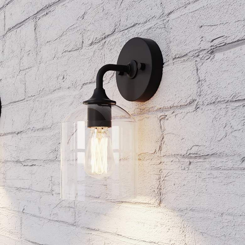 Image 1 William 11" Wall Sconce - Black