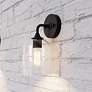 1_William 11" Wall Sconce - Black