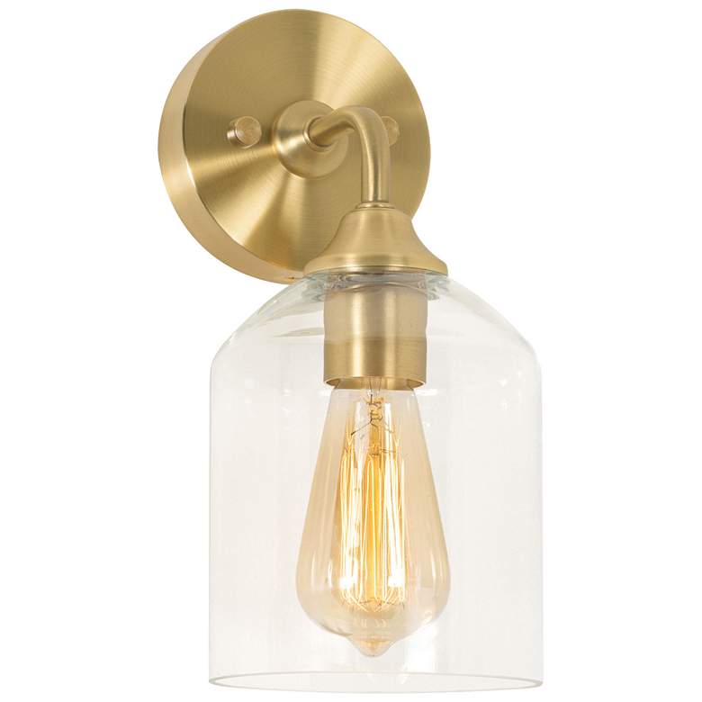 Image 1 William 11 inch Wall Sconce - Satin Brass