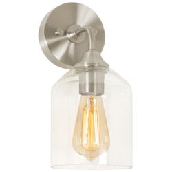 William 11&quot; Wall Sconce - Satin Nickel