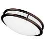 1_William 12" Wide Bronze LED Ceiling Light
