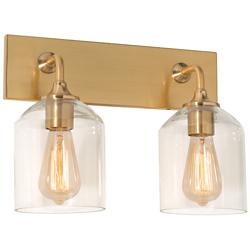 William 15" Vanity - Satin Brass