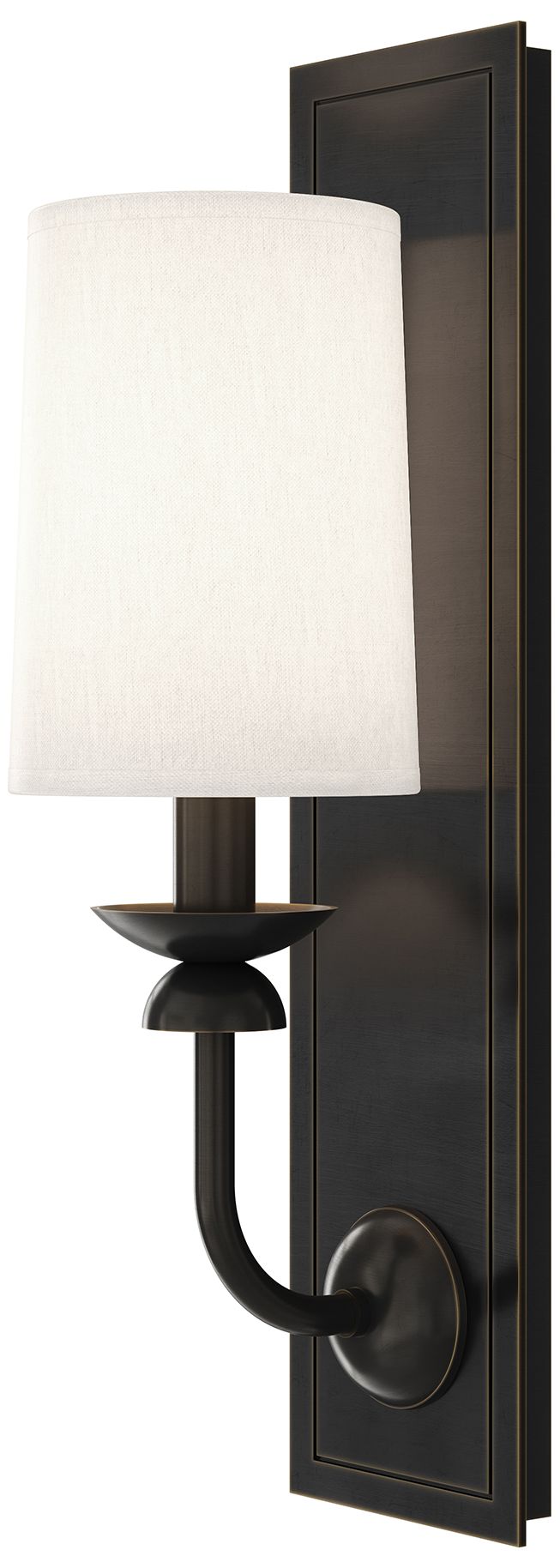 Image 2 William 18.5" High Deep Patina Bronze Wall Sconce more views