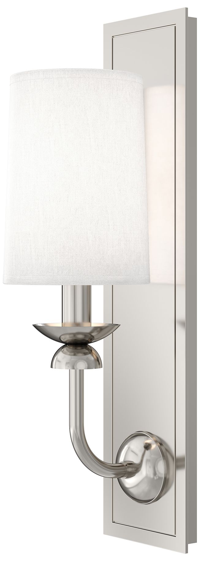 Image 2 William 18.5" High  Polished Nickel  Wall Sconce more views