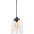 William 7 3/4" Wide Black Mini Pendant