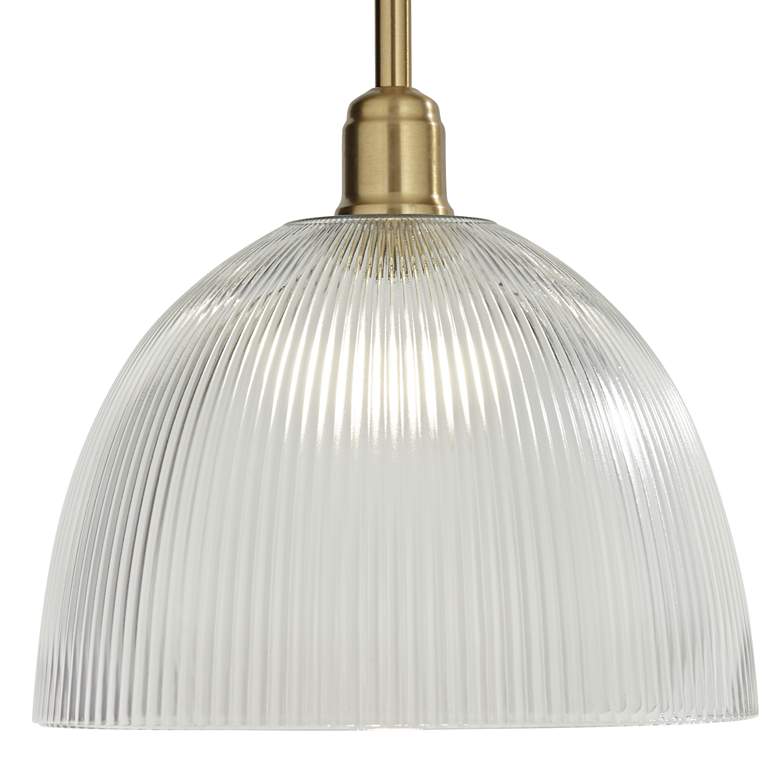 Image 3 Williams 12" Wide Antique Brass Dome Mini Pendant more views