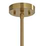 4_Williams 12" Wide Antique Brass Dome Mini Pendant more views