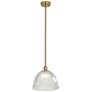 5_Williams 12" Wide Antique Brass Dome Mini Pendant more views