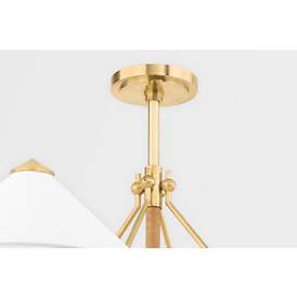 Image3 of Williamsburg 8 Light Chandelier - Brass more views