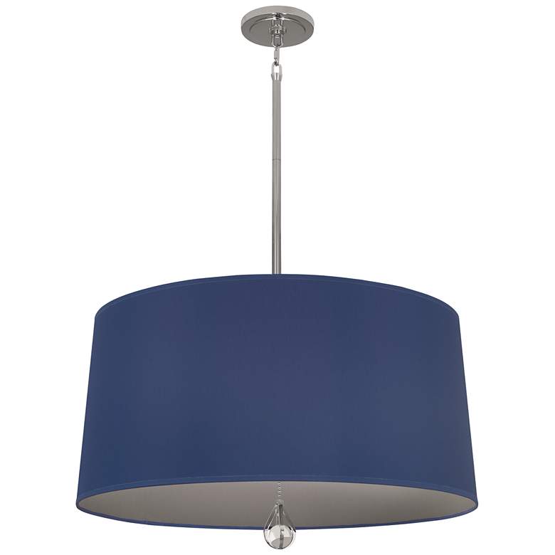 Image 1 Williamsburg Custis 25 1/2"W Polished Nickel Pendant Light