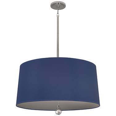 Williamsburg Custis 25 1/2"W Polished Nickel Pendant Light