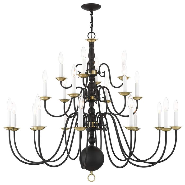 Image 1 Williamsburgh 22 Light Black Chandelier