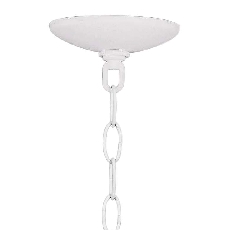 Image 3 Williamsburgh 24 inch Wide 6-Light White Traditional Candelabra Chandelier more views