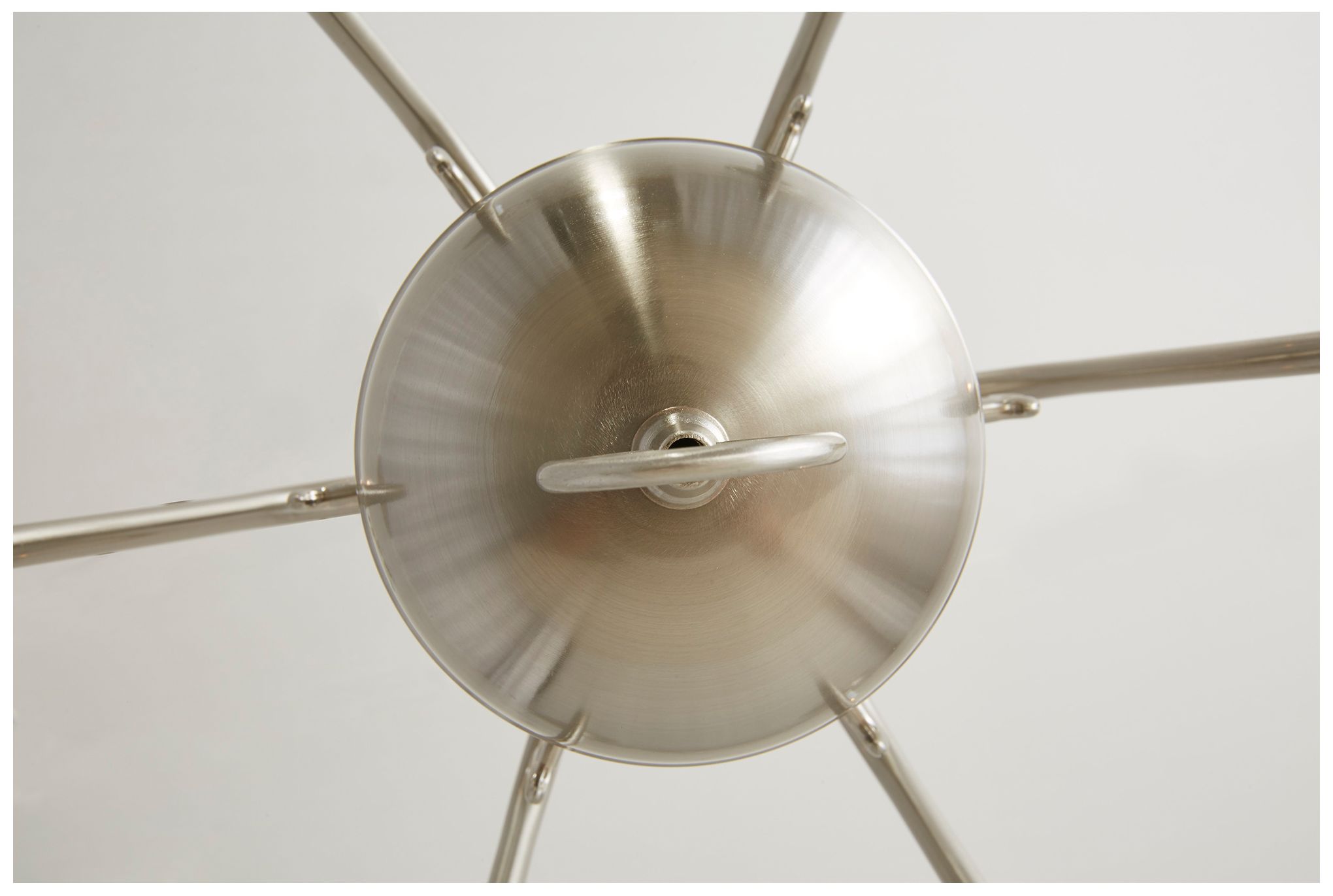 Image 7 Williamsburgh 24" Wide Brushed Nickel 6-Light Chandelier more views