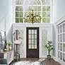7_Williamsburgh 32" Wide Antique Brass 12-Light Chandelier more views