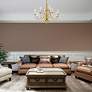 Williamsburgh 32" Wide Polished Brass 12-Light Chandelier in scene