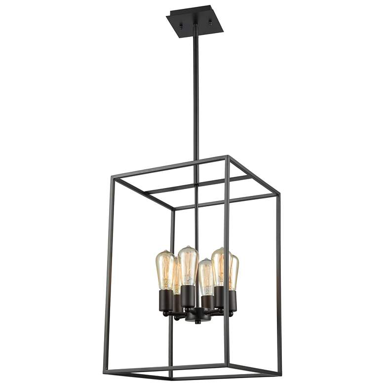 Image 1 Williamsport 14 inch Wide 6-Light Chandelier - Oil Rubbed Bronze