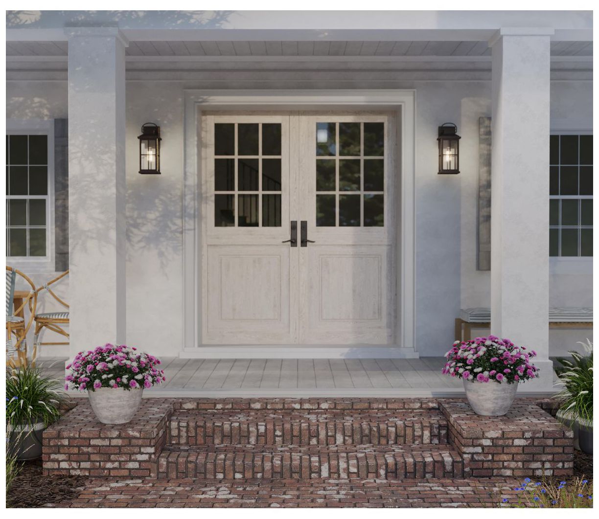 Image 2 Williamston Collection One-Light Clear Glass Medium Outdoor Wall Lantern more views