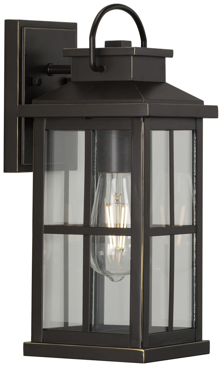 Image 5 Williamston Collection One-Light Clear Glass Medium Outdoor Wall Lantern more views