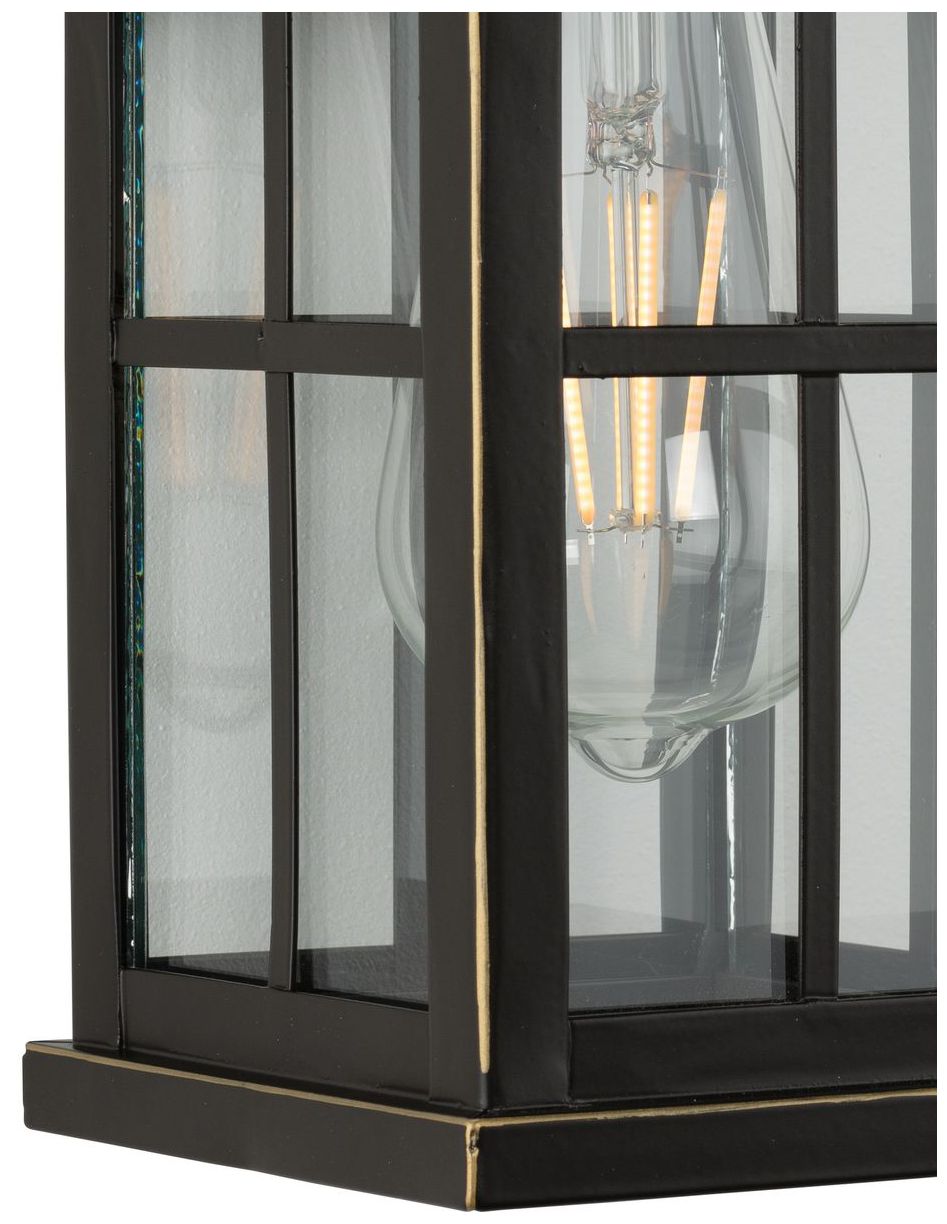 Image 7 Williamston Collection One-Light Clear Glass Medium Outdoor Wall Lantern more views