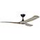 Williwaw 60" 3-Blade Fan w/ 5 Speed Remote Acacia Blades