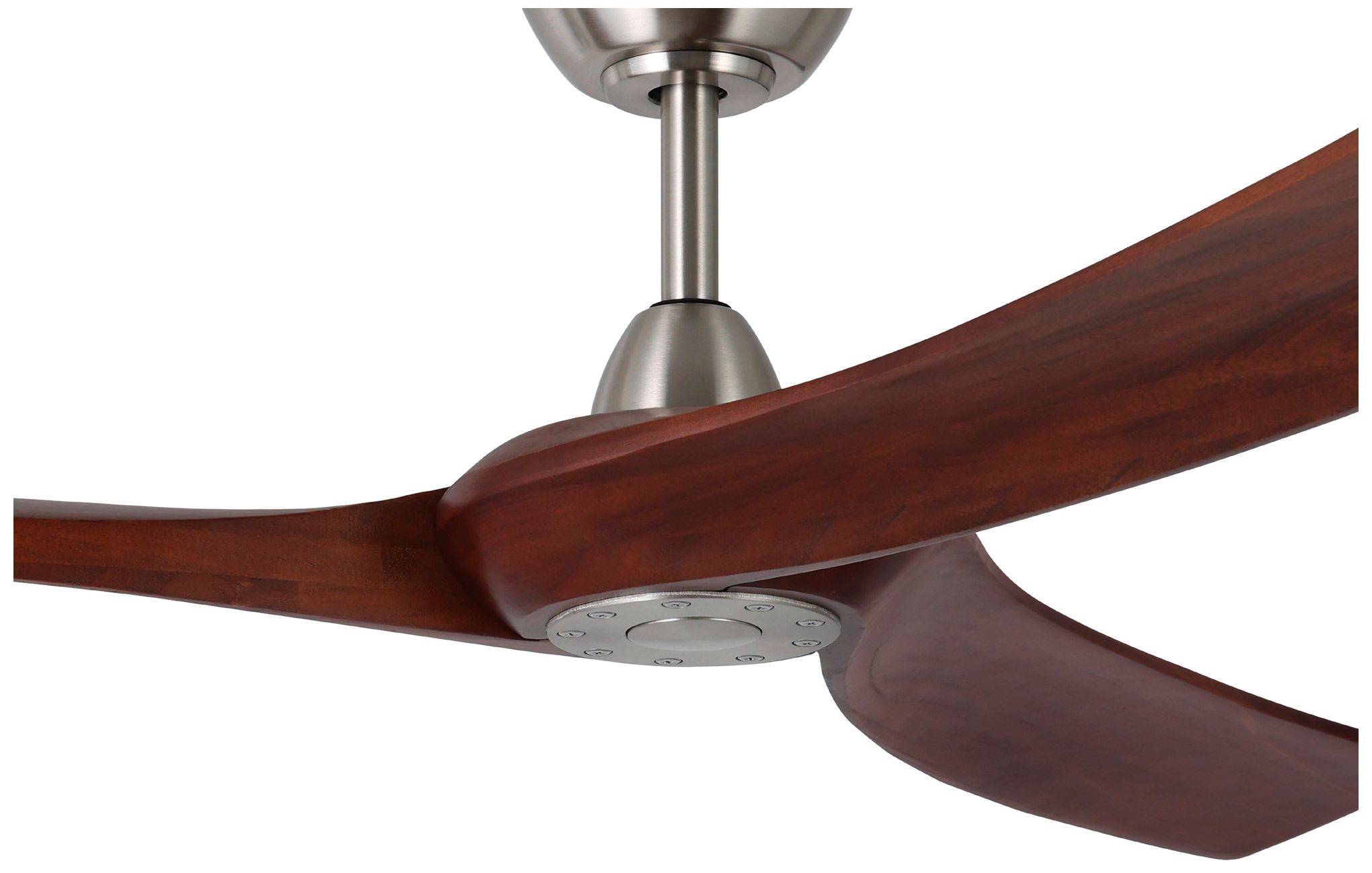 Image 2 Williwaw 60" 3-Blade Fan w/ 5 Speed Remote Acacia Blades more views