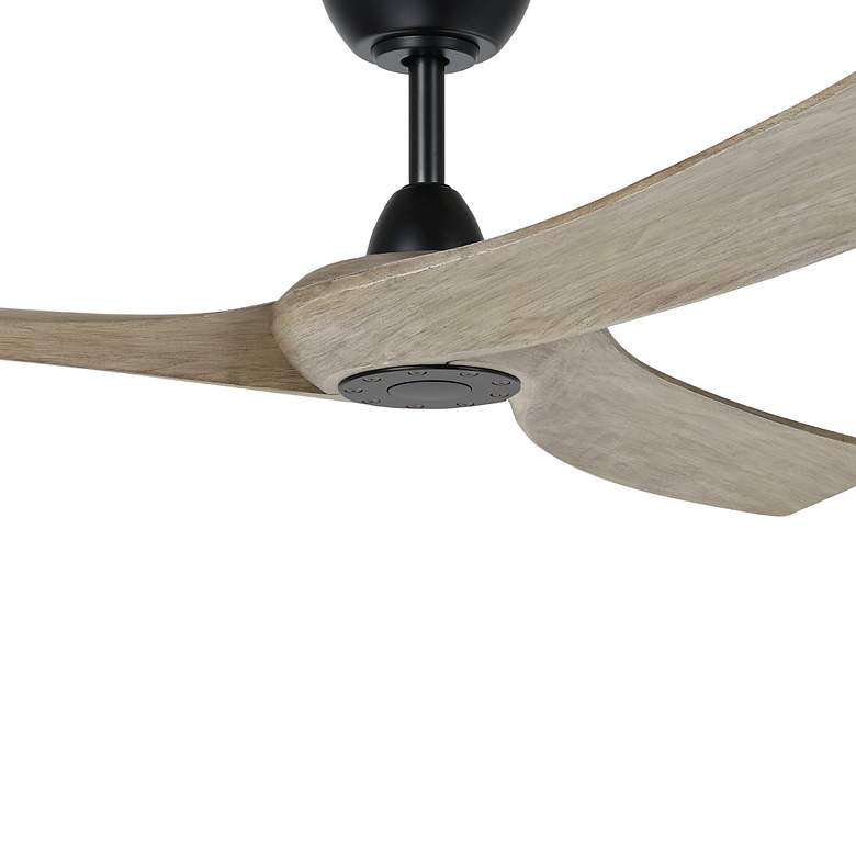 Image 2 Williwaw 60" 3-Blade Fan with 5 Speed Remote Driftwood Blades/Black Ac more views