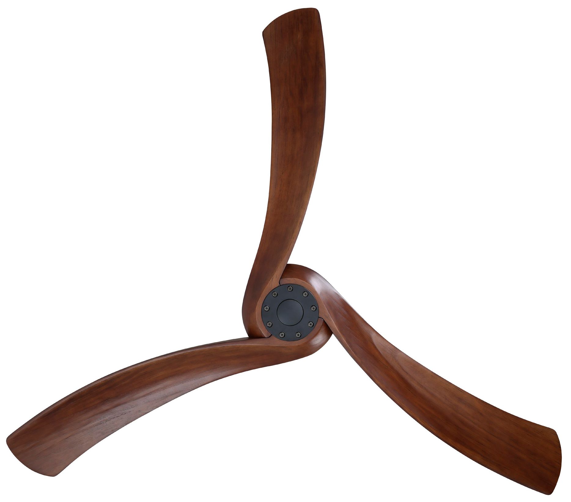 Image 3 Williwaw 60" 3-Blade Fan with 5 Speed Remote Walnut Blades/Black Accen more views